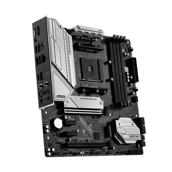 MSI B550M MORTAR MAX WIFI AMD AM4 M-ATX Gaming Motherboard - Image 4
