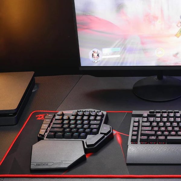 REDRAGON Diti Elite One-Handed RGB Wireless Mechanical Gaming Keyboard - Black - Image 5