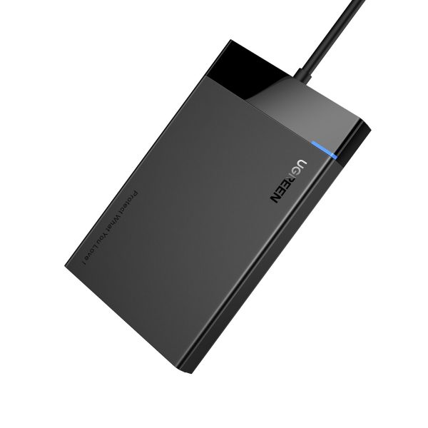 UGREEN USB 3.0 to 2.5” SATA Hard Drive Enclosure (Non-Detachable Cable) - Image 2